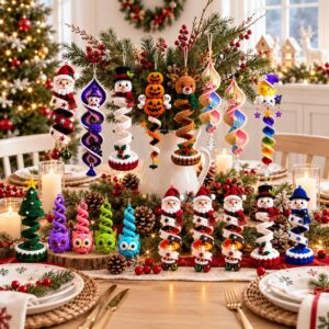 60+ Halloween Crochet Pattern Bundle – Spiral Wind Spinner & Christmas Ornaments